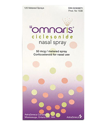 Omnaris Nasal Spray (ciclesonide nasal spray)
